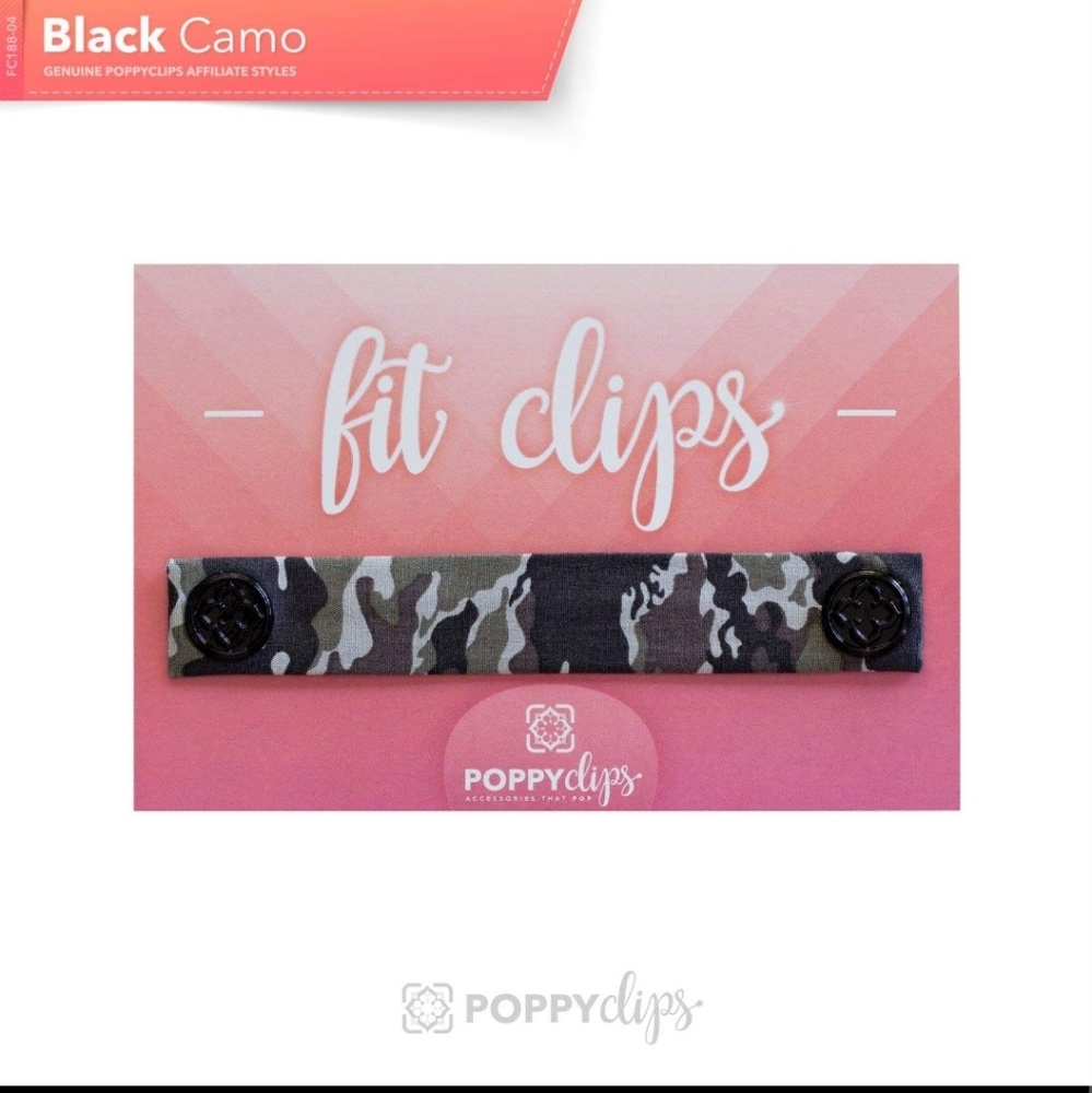 Camo Fit Clips Poppy Clips